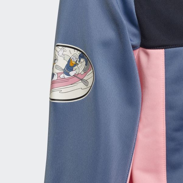 Adidas Veste De Survêtement Bleue Altérée Disney Mickey Et Ses Amis