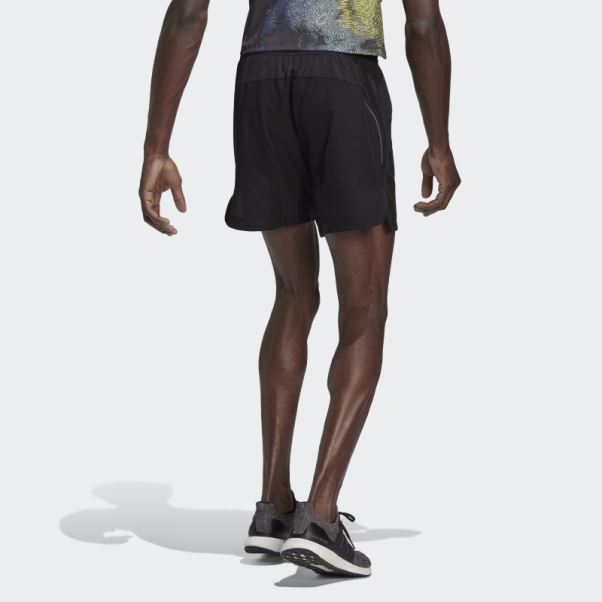 Adidas Short D'entraînement En Maille Hiit Noir