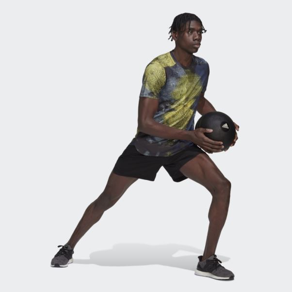Adidas Short D'entraînement En Maille Hiit Noir
