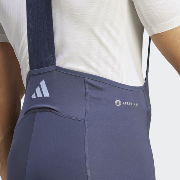 Cuissard à Bretelles Bleu Marine Adidas