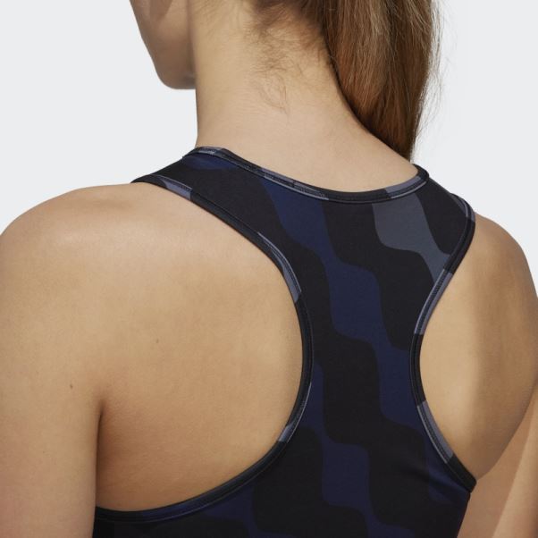 Adidas X Marimekko Train Icons Débardeur Imprimé Noir Chaud