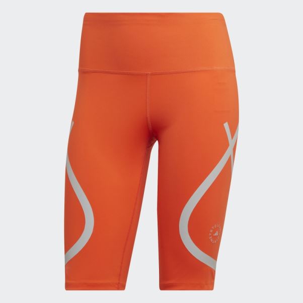 Short Cycliste Adidas By Stella Mccartney Truepace Orange Chaud