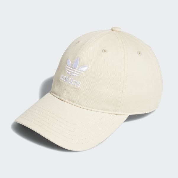Adidas Casquette Décontractée Blanche à Bride Arrière