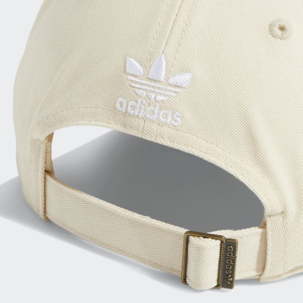 Adidas Casquette Décontractée Blanche à Bride Arrière