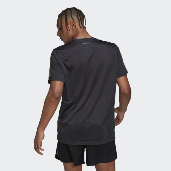 T-shirt Adidas Carbone Propre à La Course