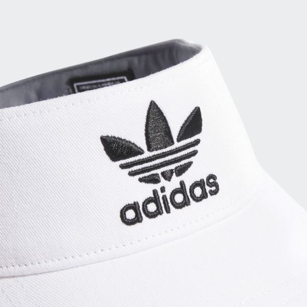 Adidas Visière En Sergé Blanc