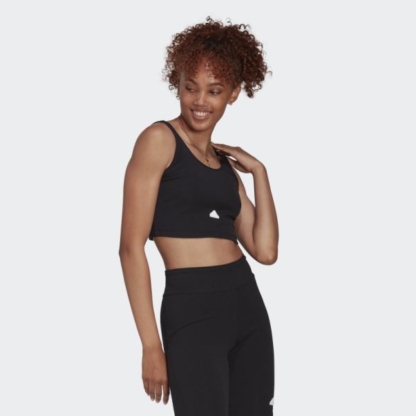 Adidas Top Côtelé Noir