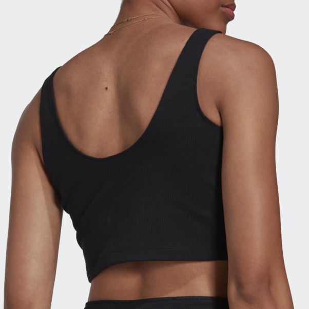 Adidas Top Côtelé Noir