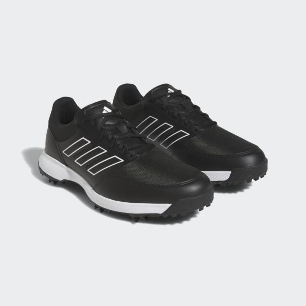 Chaussures De Golf Tech Response 3.0 Larges Noires Adidas