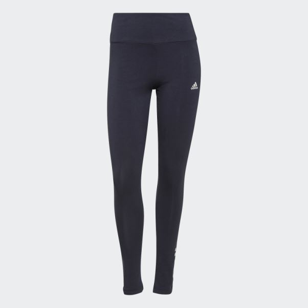 Adidas Legging Taille Haute Logo Adidas Essentials Encre