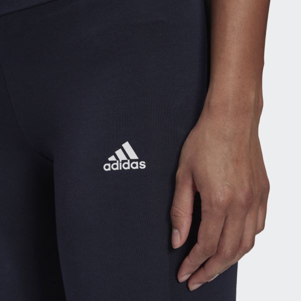 Adidas Legging Taille Haute Logo Adidas Essentials Encre