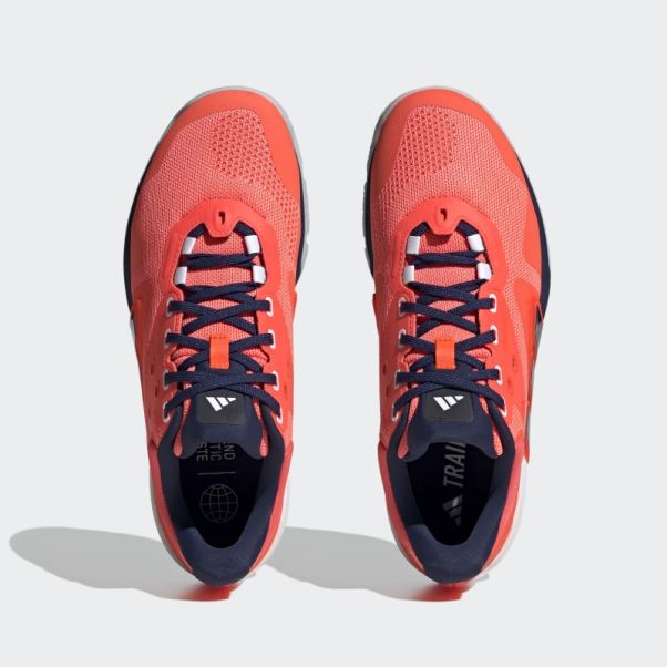 Chaussures D'entraînement Gouttes Adidas Rouge