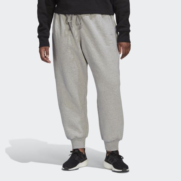 Pantalon Adidas All Szn Fleece Gris Moyen (taille Plus)