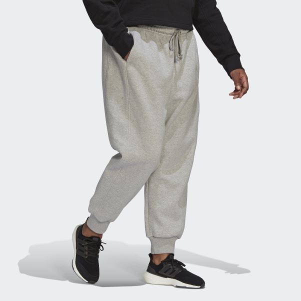 Pantalon Adidas All Szn Fleece Gris Moyen (taille Plus)