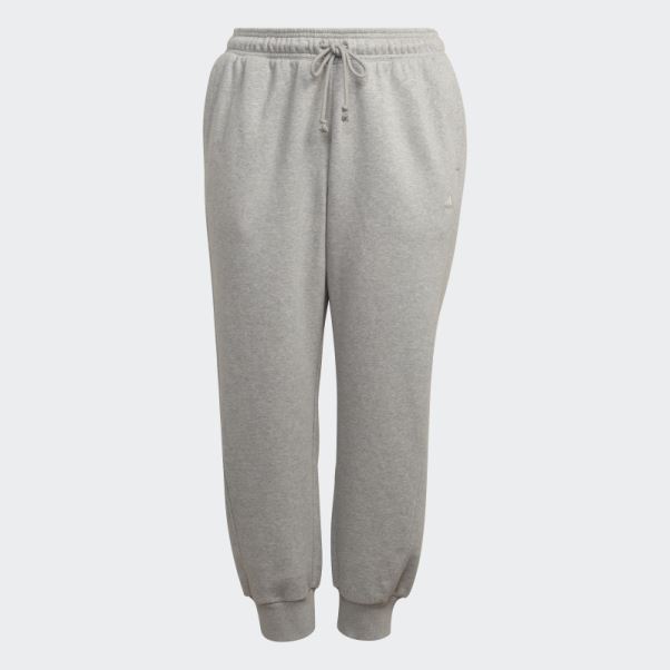 Pantalon Adidas All Szn Fleece Gris Moyen (taille Plus)