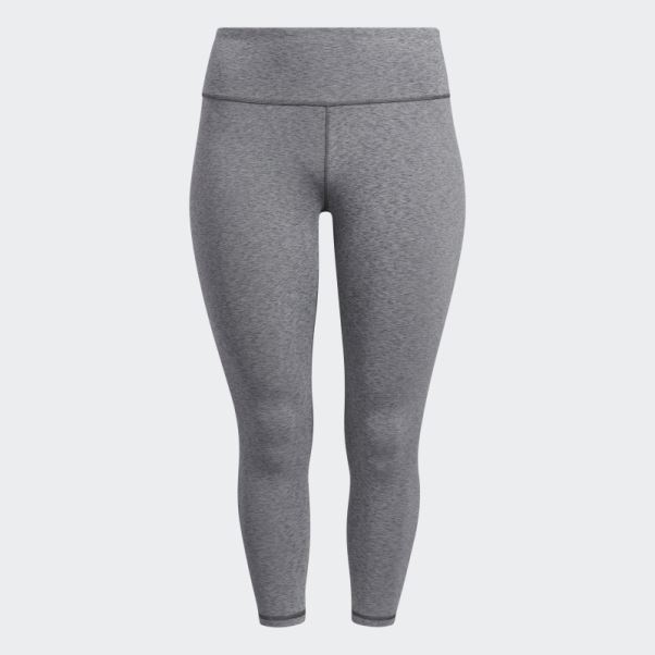 Legging Adidas Optime Training Gris Foncé Chiné (grande Taille)