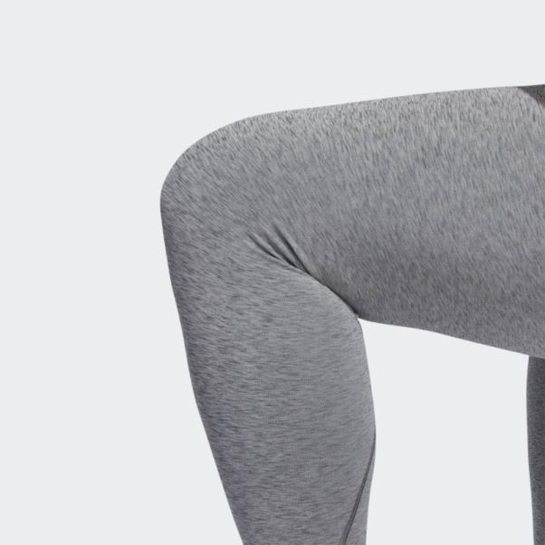 Legging Adidas Optime Training Gris Foncé Chiné (grande Taille)