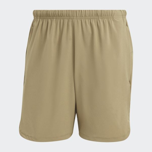 Short Zippé Tissé Alphastrength Orbit Vert Adidas