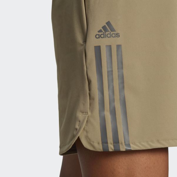 Short Zippé Tissé Alphastrength Orbit Vert Adidas