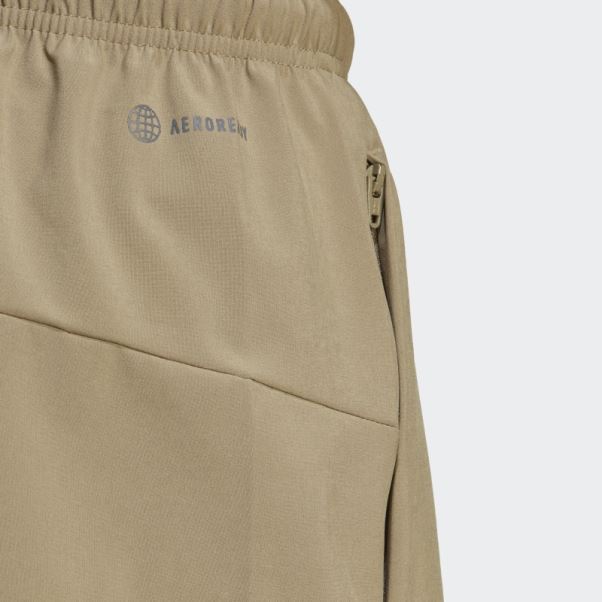 Short Zippé Tissé Alphastrength Orbit Vert Adidas
