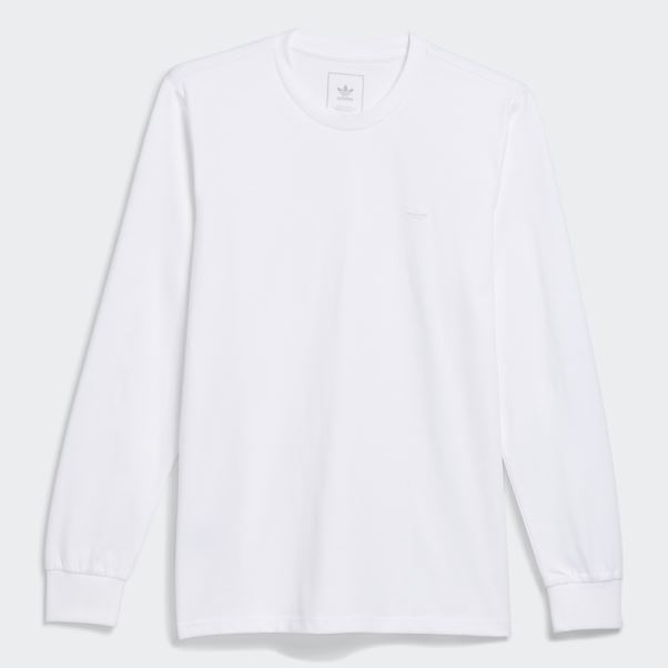 T-shirt Manches Longues Shmoofoil Poids Lourd Blanc Adidas