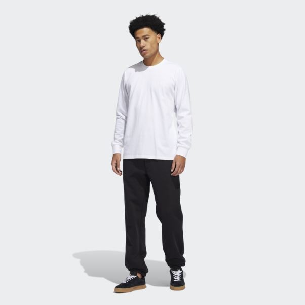 T-shirt Manches Longues Shmoofoil Poids Lourd Blanc Adidas
