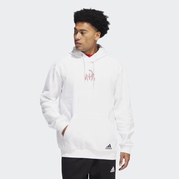 Mahomes Sweat à Capuche Adidas Blanc