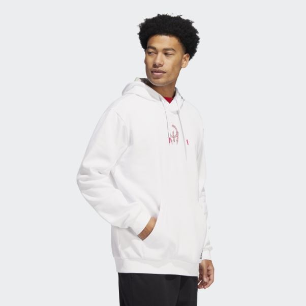 Mahomes Sweat à Capuche Adidas Blanc