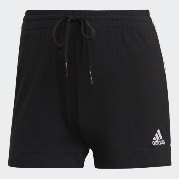 Short Adidas Essentials Slim 3 Bandes Noir