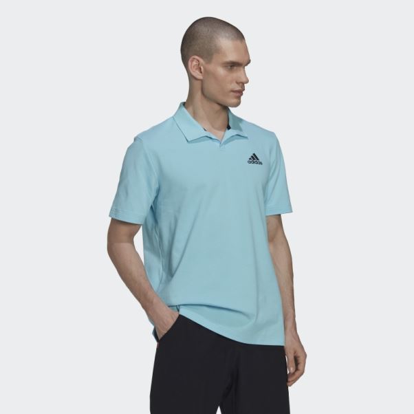 Polo De Tennis Adidas Clubhouse 3-bar Bleu