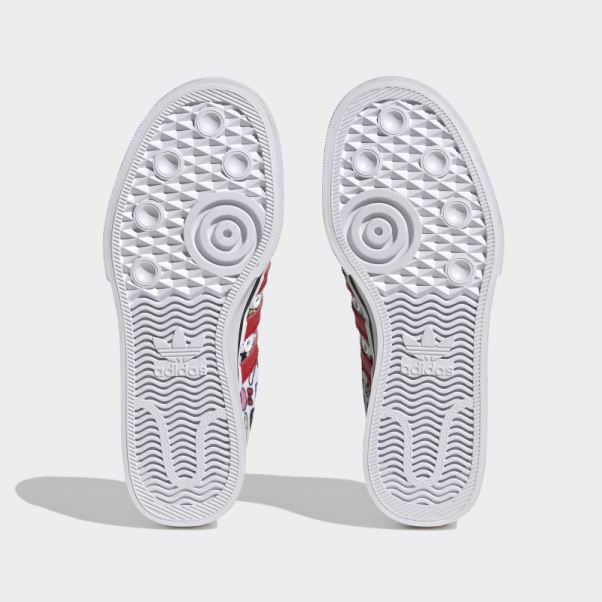 Chaussures De Plate-forme Adidas Nizza Rouges élégantes