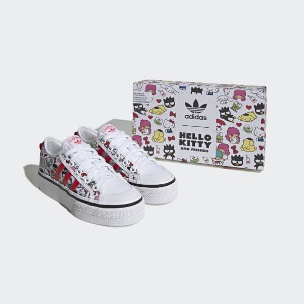 Chaussures De Plate-forme Adidas Nizza Rouges élégantes