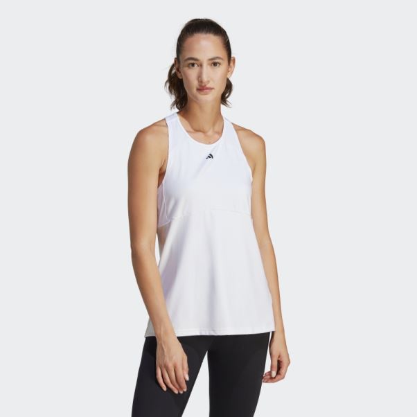 Débardeur Studio Blanc Adidas