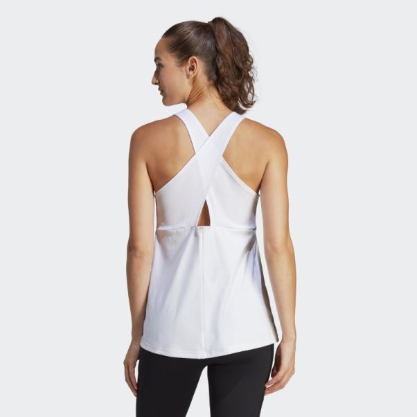 Débardeur Studio Blanc Adidas