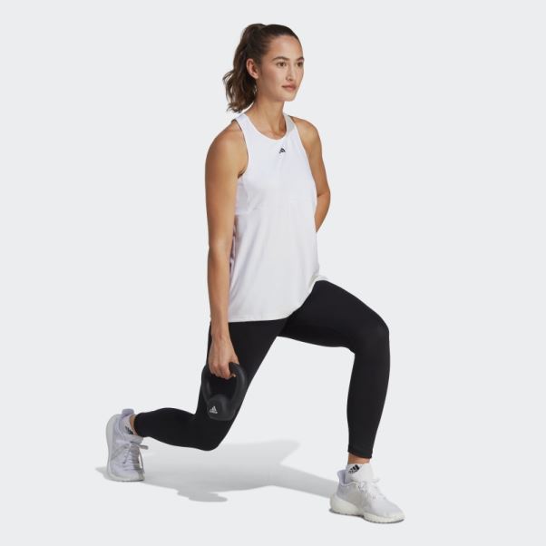 Débardeur Studio Blanc Adidas