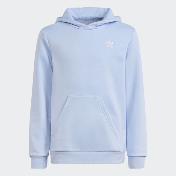 Sweat à Capuche Bleu Aube Adicolor Adidas