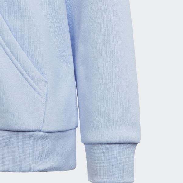 Sweat à Capuche Bleu Aube Adicolor Adidas