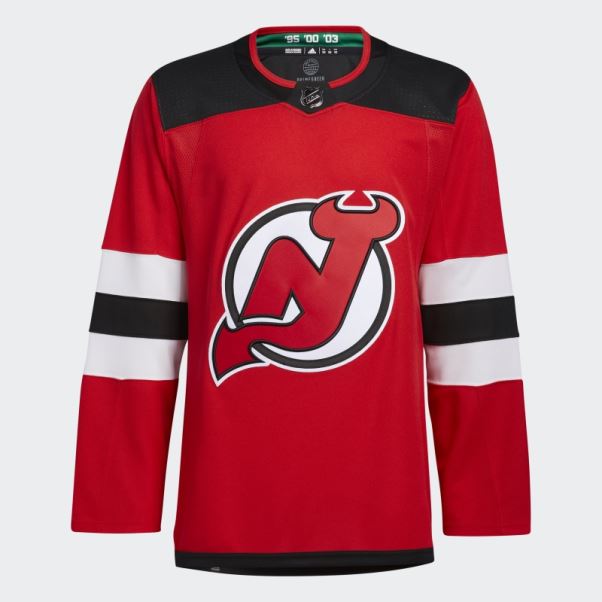 Maillot Authentique Adidas Devils Domicile Rouge