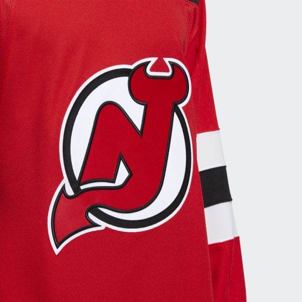 Maillot Authentique Adidas Devils Domicile Rouge