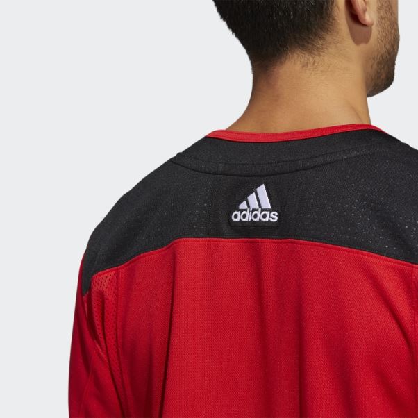 Maillot Authentique Adidas Devils Domicile Rouge