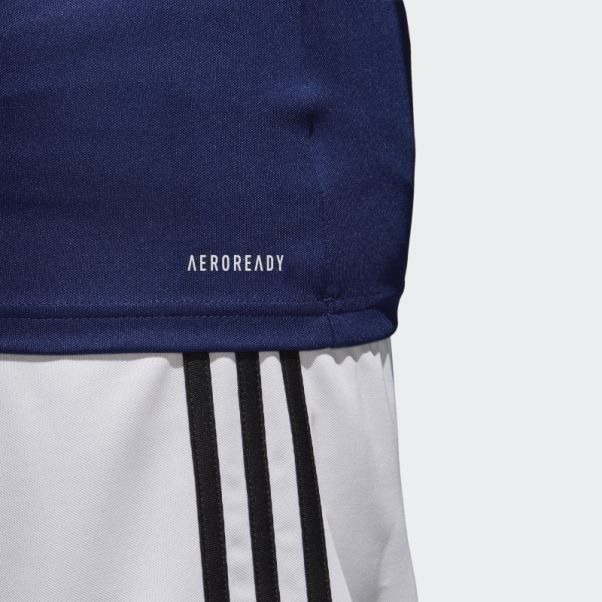 Maillot Squadra 17 Bleu Foncé Adidas