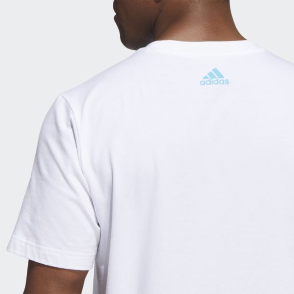 Adidas Blanc D.o.n. Numéro 4 T-shirt De Rêve