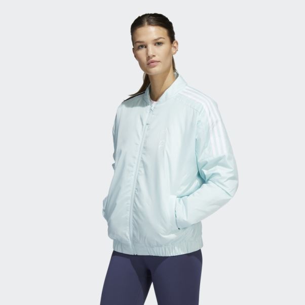 Adidas X Peloton Blouson Bomber Menthe Chaude