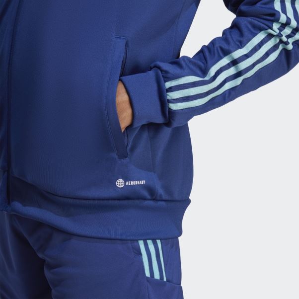 Veste De Survêtement Tiro Bleu Adidas Victoire