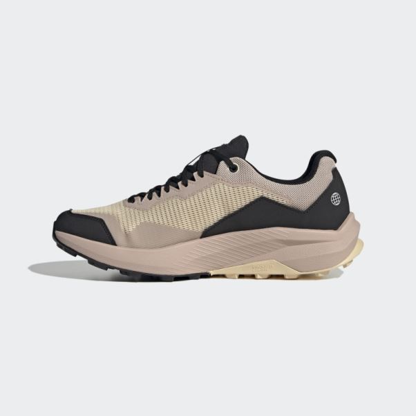 Chaussures De Course Sur Sentier Terrex Trail Rider Gore-tex Beiges Adidas