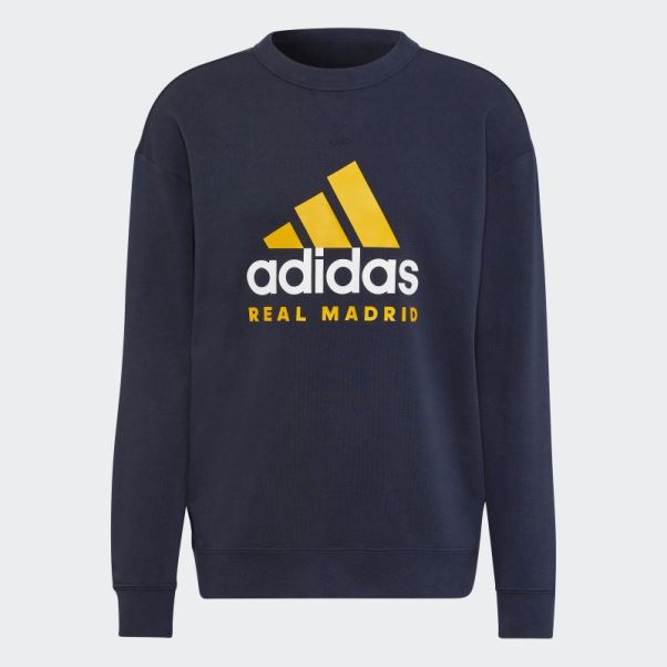 Sweat Shirt Adn Crew Real Madrid Adidas Night Navy