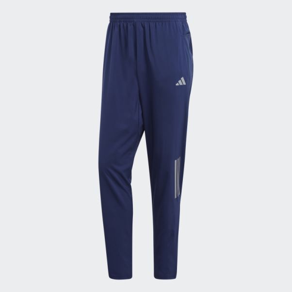 Adidas Possède Le Pantalon Tissé Astro Run Bleu Foncé