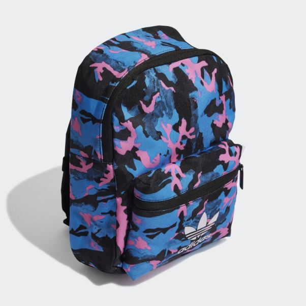Adidas Sac à Dos Camouflage Bleu