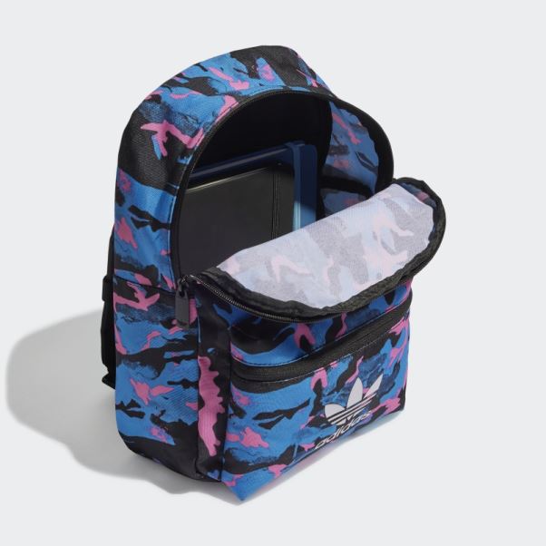 Adidas Sac à Dos Camouflage Bleu