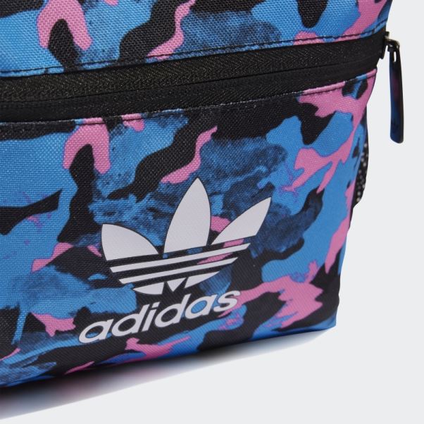 Adidas Sac à Dos Camouflage Bleu